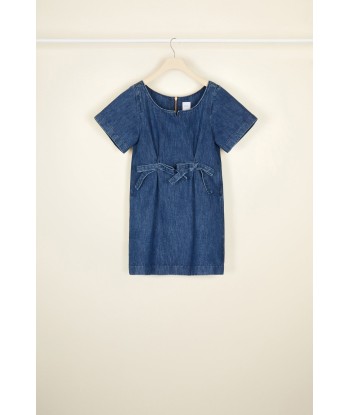 Bow denim minidress de France