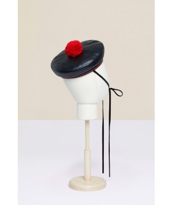 Faux leather sailor hat Les êtres humains sont 