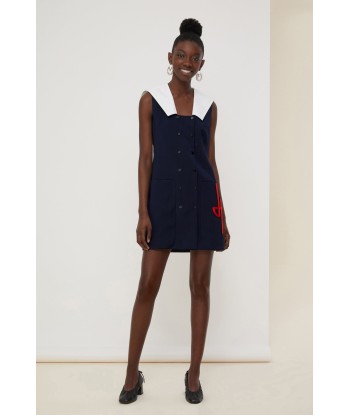 Sailor summer wool dress chez Cornerstreet bien 