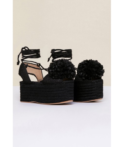 Pompom platform espadrilles de la marque