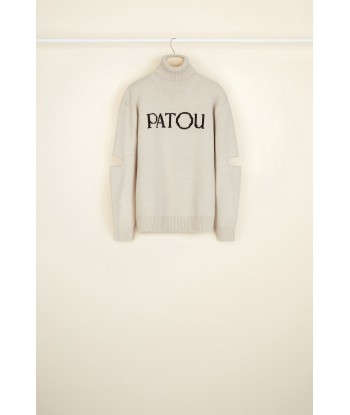 Oversized cut-out Patou jumper la colonne vertébrale