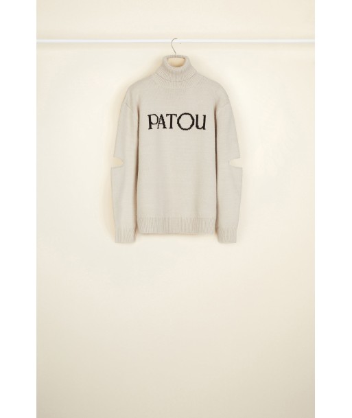 Oversized cut-out Patou jumper la colonne vertébrale