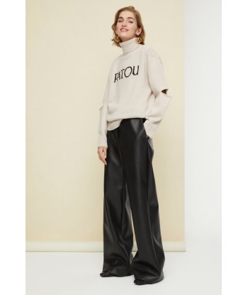 Oversized cut-out Patou jumper la colonne vertébrale