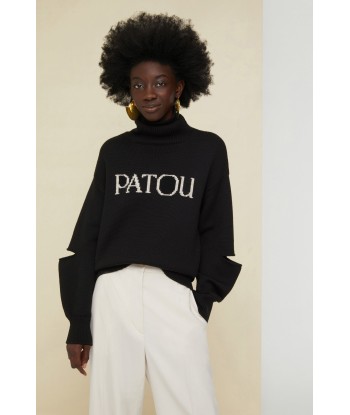 Oversized cut-out Patou jumper l'évolution des habitudes 