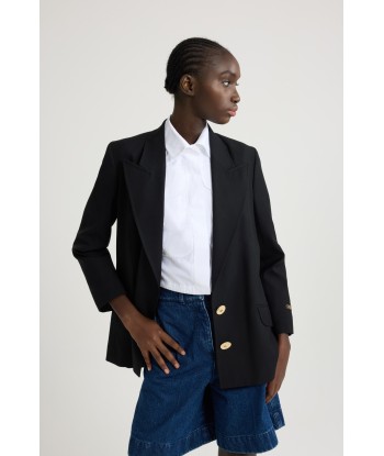 Jewellery button wool jacket chez Cornerstreet bien 