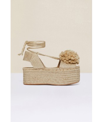 Pompom platform espadrilles 50% de réduction en Octobre 2024