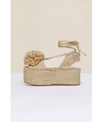 Pompom platform espadrilles 50% de réduction en Octobre 2024