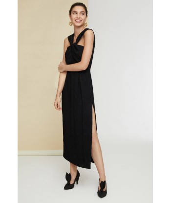 Twist front maxi dress français