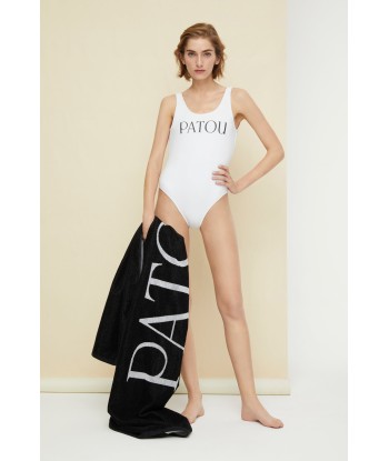 Low back one-piece swimsuit paiement sécurisé