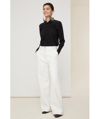 Iconic faux leather trousers de France