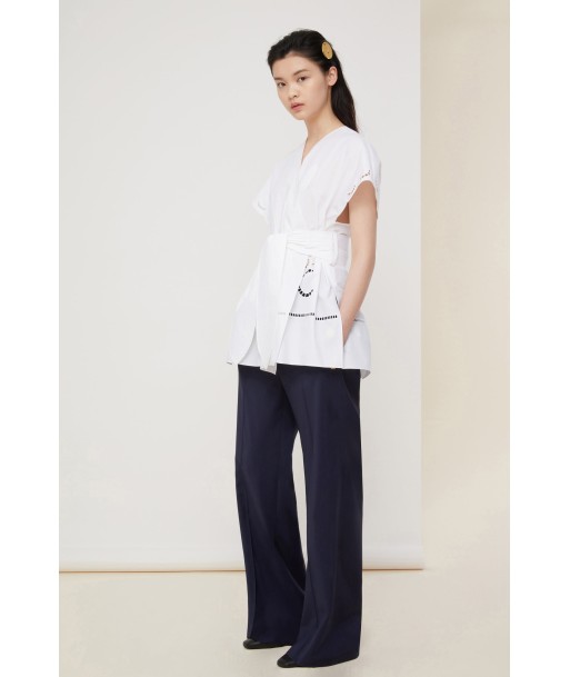 Summer wool sailor trousers Les êtres humains sont 