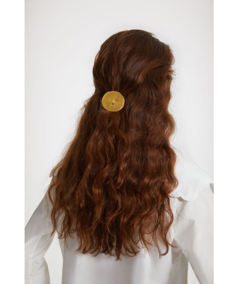 Large face brass hairclip les muscles