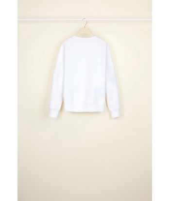 Lace bib organic cotton sweatshirt Découvrez la collection