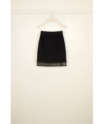 Pearl hem knit miniskirt Comment ça marche