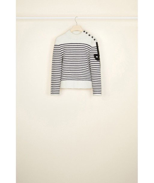 Iconic jewelled Breton jumper chez Cornerstreet bien 