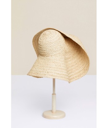 Embellished oversized woven hat Amélioration de cerveau avec