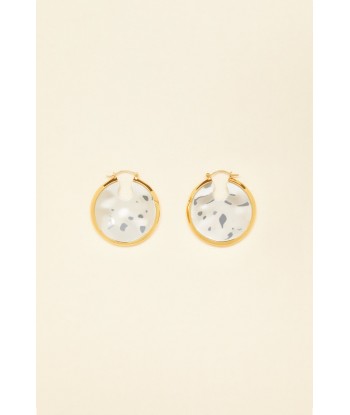 Hammered brass hoop earrings Amélioration de cerveau avec