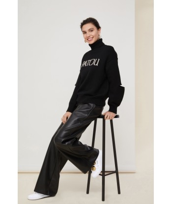 Iconic faux leather trousers store