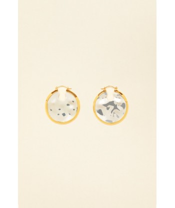 Hammered brass hoop earrings Amélioration de cerveau avec