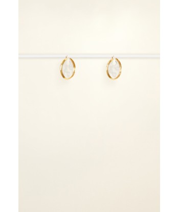 Hammered brass hoop earrings Amélioration de cerveau avec