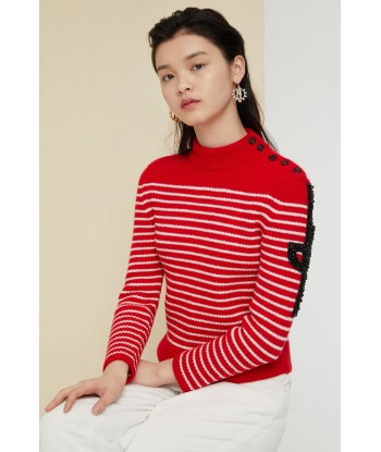 Iconic jewelled Breton jumper Le MVP de beaucoup