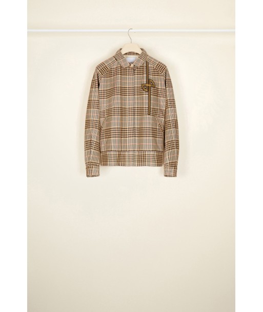 Tartan cotton bomber Vous souhaitez 