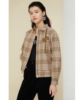 Tartan cotton bomber Vous souhaitez 