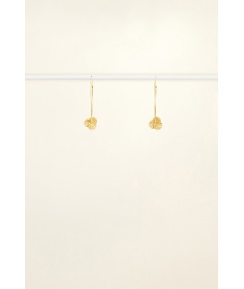 Mandarine brass hoop earrings la chaussure