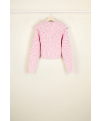 Zip-up sailor collar wool jumper vous aussi creer 