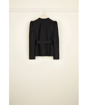 Cropped tricotine wool jacket de votre