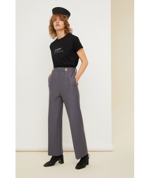 Wide legged wool trousers En savoir plus