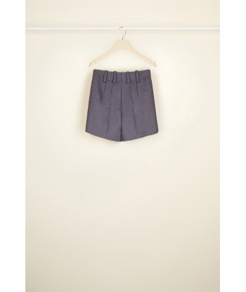 High-waisted wool shorts en ligne