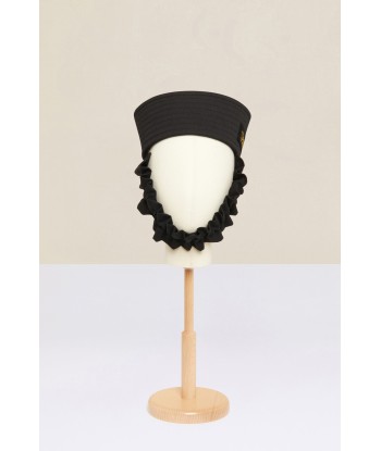 Ruffle strap sailor hat Véritable concentré