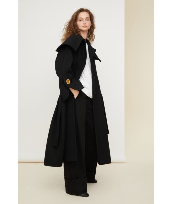 Belted cashmere and wool blend coat Profitez des Offres !