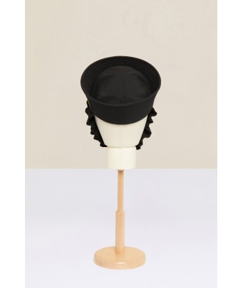 Ruffle strap sailor hat Véritable concentré