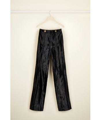 Wide legged faux ponyskin trousers Faites des économies