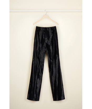 Wide legged faux ponyskin trousers Faites des économies