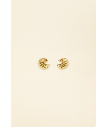 Small Mandarine brass earrings vente chaude votre 