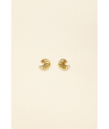 Small Mandarine brass earrings vente chaude votre 