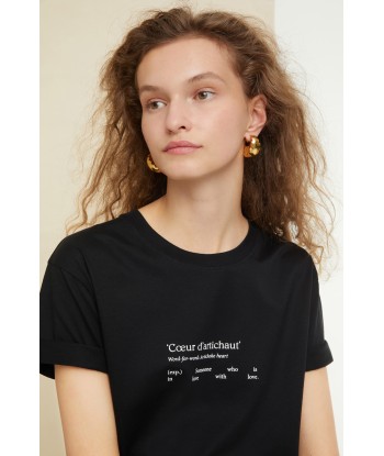 Coeur d'artichaut organic cotton tee pas chere