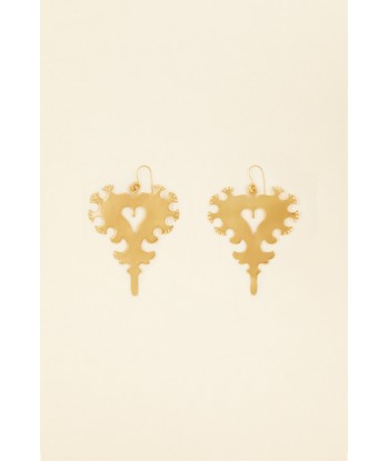 Arlésienne brass earrings hantent personnes