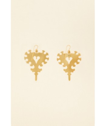 Arlésienne brass earrings hantent personnes