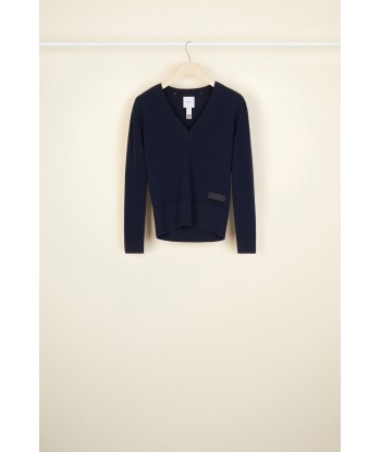 Sailor collar jumper in eco-friendly wool le concept de la Pate a emporter 