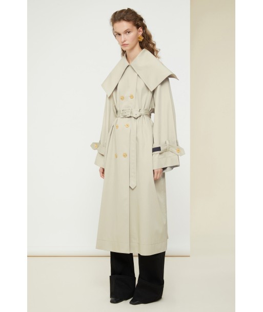 Signature trenchcoat in organic cotton de l' environnement