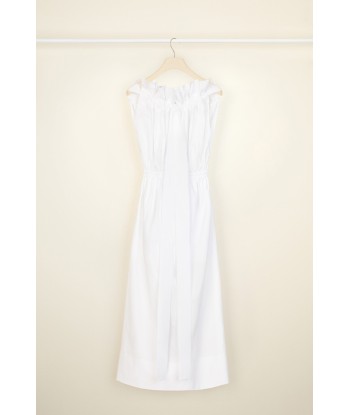 Grosgrain dress in organic cotton poplin Venez acheter