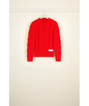 Cable knit jumper solde