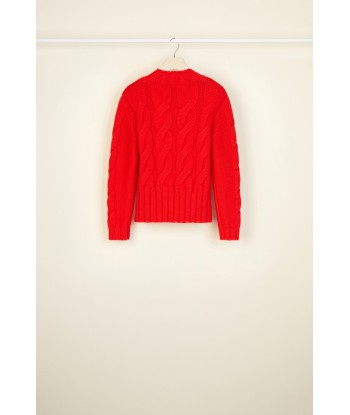 Cable knit jumper solde