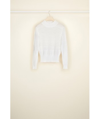 Crochet jumper in organic cotton prix