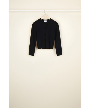 Cutwork collar cardigan en ligne des produits 