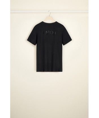 Embellished logo T-shirt in organic cotton store